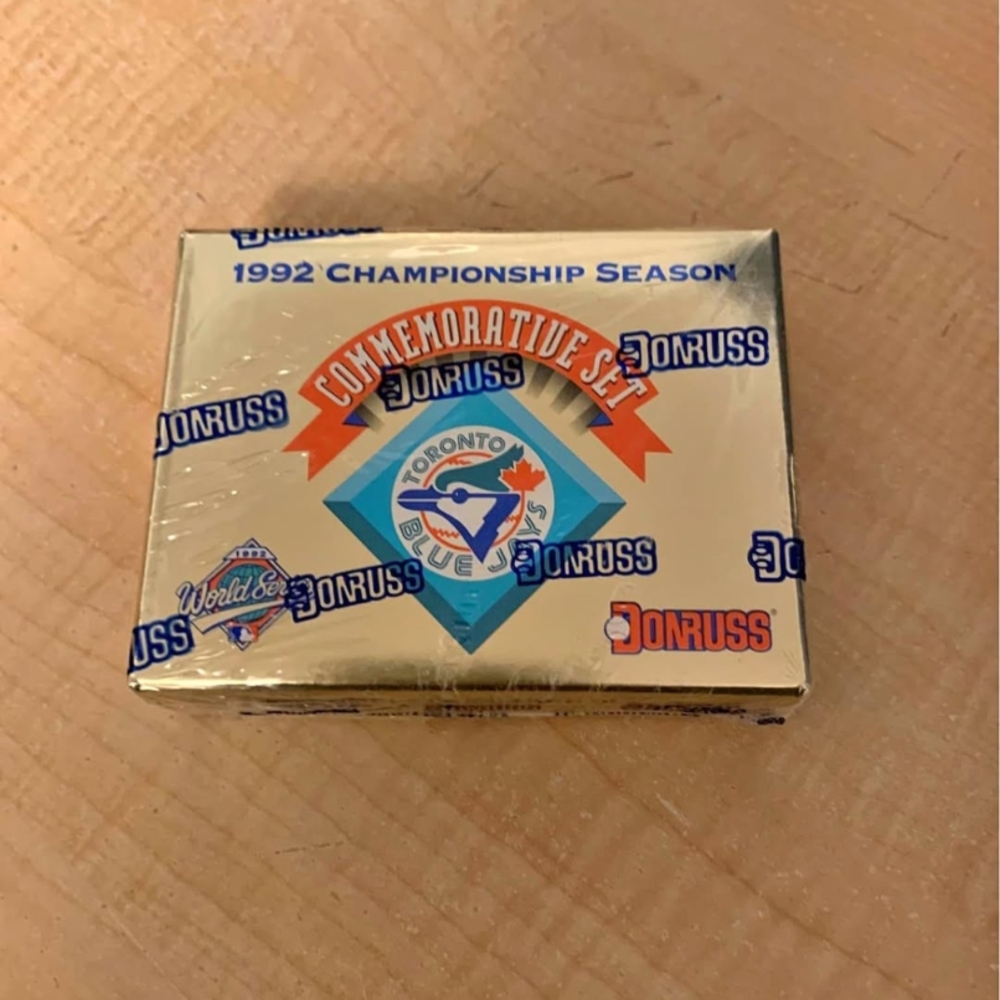 1992 Toronto Blue Jays Commemorative Card Set (New, Sealed)